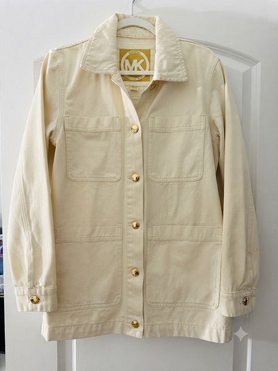 Michael Kors Jackets & Blazers - Michael Kors Cream-Beige button down shirt